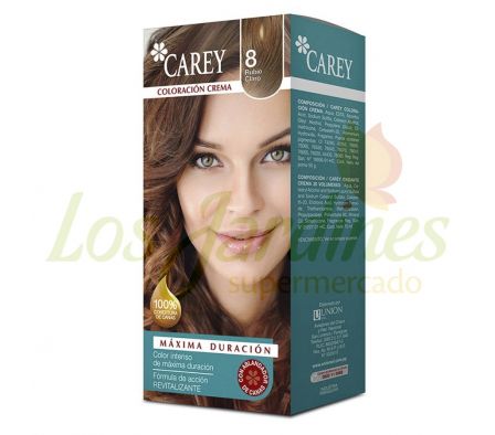 KIT COLORACION RUBIO CLARO 8 CAREY.