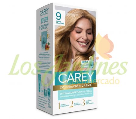 KIT COLORACION RUBIO MUY CLARO 9 CAREY.