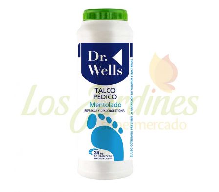 TALCO PEDICO MENT. DR. WELLS X 80G