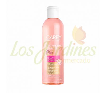ACEITE CORPORAL CAREY ROSA MOS 250 ML