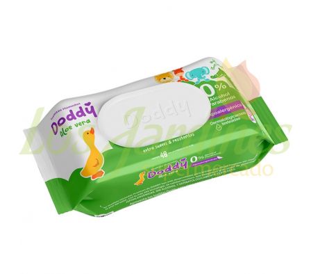 TOALLITAS HUM. DODDY C/ALOE VERA X 50 UNI