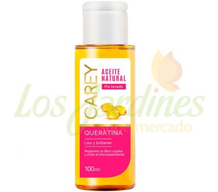 ACEITE NATURAL CON QUERATINA CAREY 100 ML