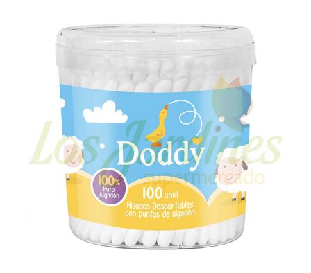 HISOPOS DODDY POTE 100UN