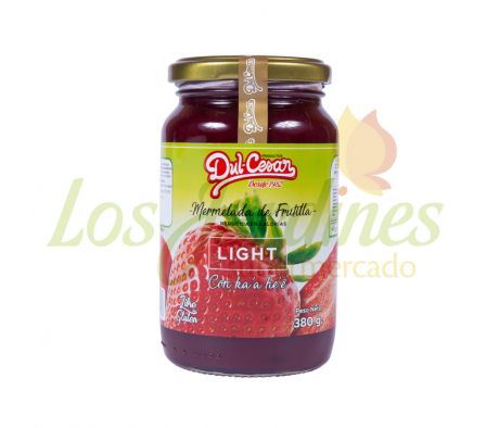 MERMELADA DE FRUTILLA LIGHT 100% DULCESAR 380GR