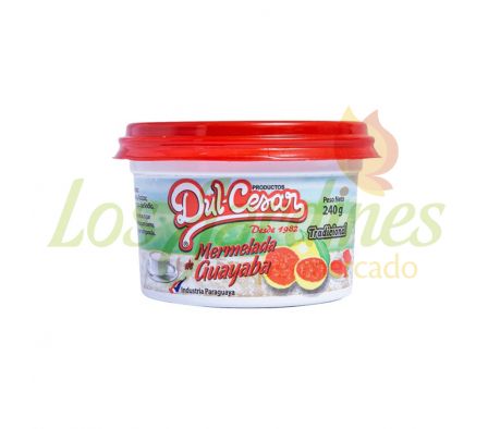 MERMELADA DE GUAYABA ECONOMICA DUL-CESAR 240GR.