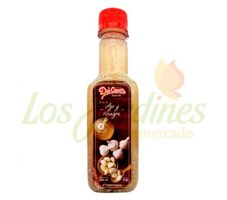ADEREZO DULCESAR AJO Y VINAGRE  250 ML