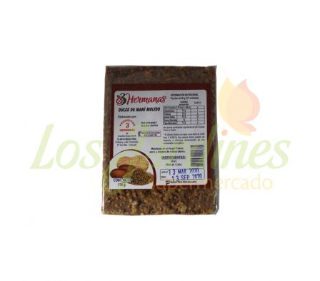 DULCE DE MANI MOLIDO 3 HERMANAS 135 GR