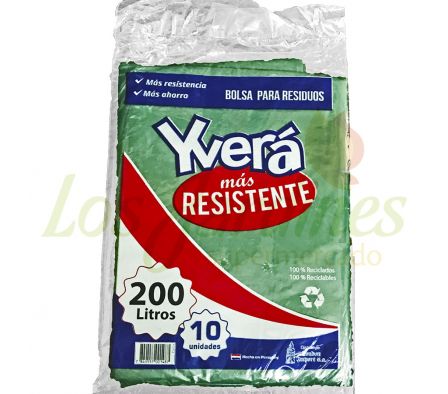 BOLSA YVERA RESISTENTE 200 LTS