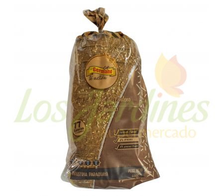 PAN ALEMAN DE 3 SEMILLA EL GERMANO 600 GRS.-