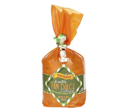 PAN DULCE INTEGRAL EL GERMANO DIETETICO 600G