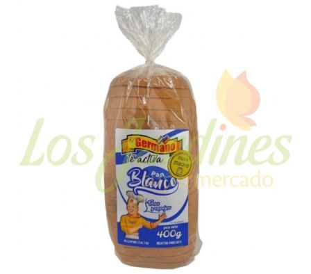 PAN PARA SANDWICH BLANCO EL GERMANO X 400 GR