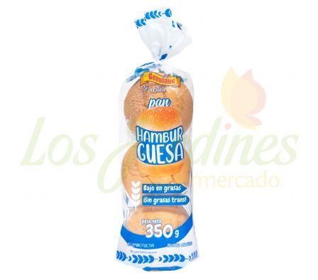 PAN EL GERMANO PARA HAMBURGUESA 350GR