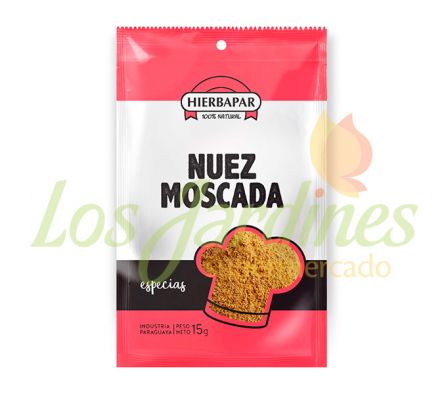 NUEZ MOSCADA MOLIDA HIERBAPAR 15 GRS