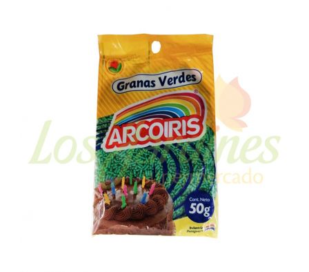 GRANAS VERDES ARCO IRIS 50 GRS.
