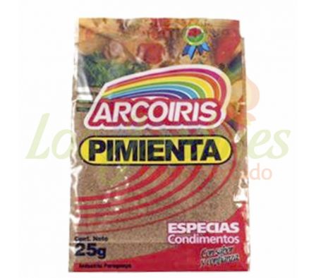 PIMIENTA MOLIDA ARCO IRIS 25 GRS