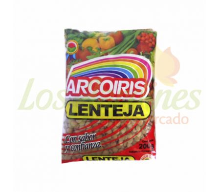 LENTEJAS ARCO IRIS 200 GR