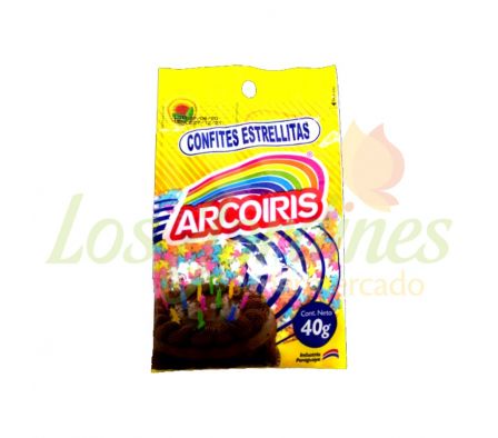 CONFITES P/ TORTA ARCO IRIS 40 GRS
