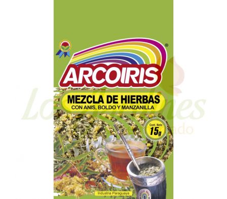 MEZCLA DE HIERBAS (AN-BOL-MANZ) ARCOIRIS 15G