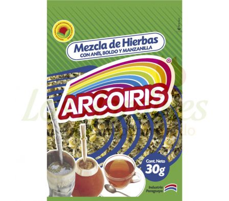 MEZCLA HIERBAS ANIS-BOLDO-MANZANILLA ARCOIRIS30G