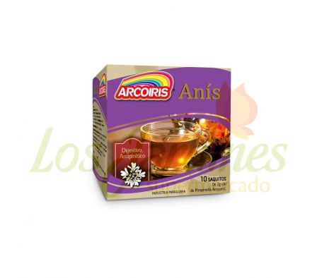 TE ARCOIRIS ANIS 10 SAQUITOS 2G