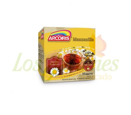 TE ARCOIRIS MANZANILLA 10 SAQUITOS 2G