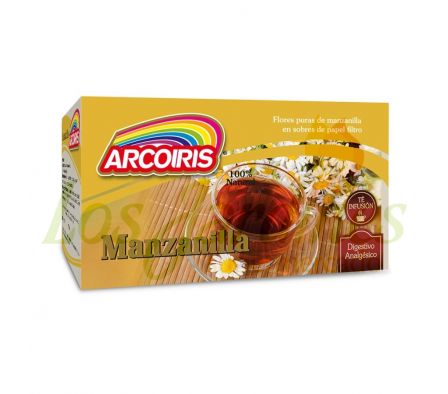 TE ARCOIRIS MANZANILLA 20 SAQUITOS 2G