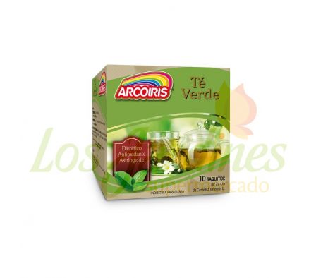 TE VERDE ARCOIRIS 10 SAQUITOS 2G