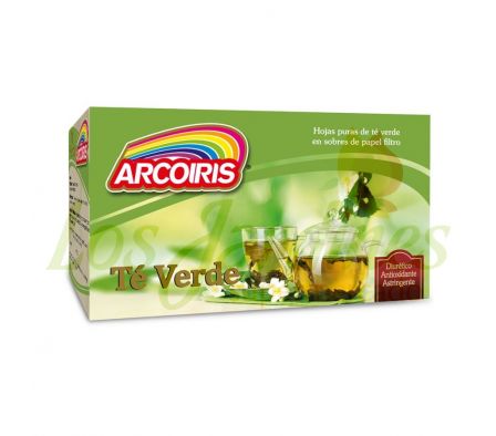 TE VERDE ARCOIRIS 20 SAQUITOS 2G