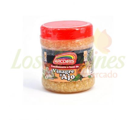CONDIMENTO ARCOIRIS VINAGRE Y AJO 250 ML