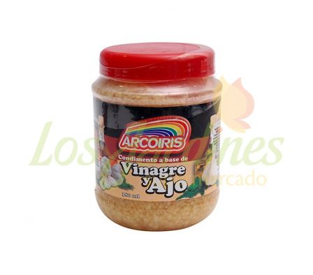 CONDIMENTO ARCOIRIS VINAGRE Y AJO 380 ML