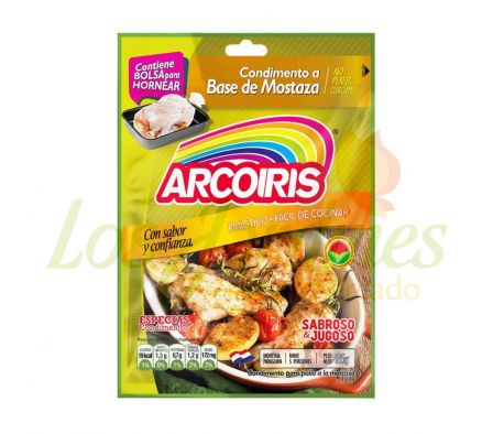 CONDIMENTO PARA POLLO ARCOIRIS A LA MOSTAZA 25G