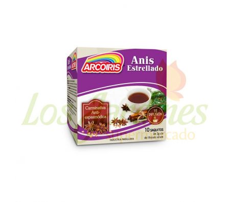 TE ARCOIRIS ANIS ESTRELLADO 10 SAQUITOS 2G