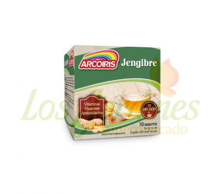 TE ARCOIRIS JENGIBRE 10 SAQUITOS 2G