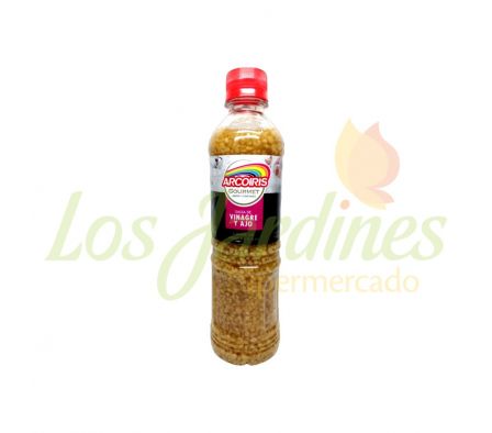 SALSA DE VINAGRE Y AJO ARCOIRIS 470ML