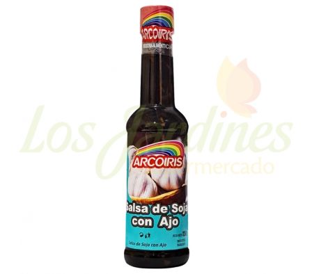 SALSA DE SOJA CON AJO ARCOIRIS 150ML