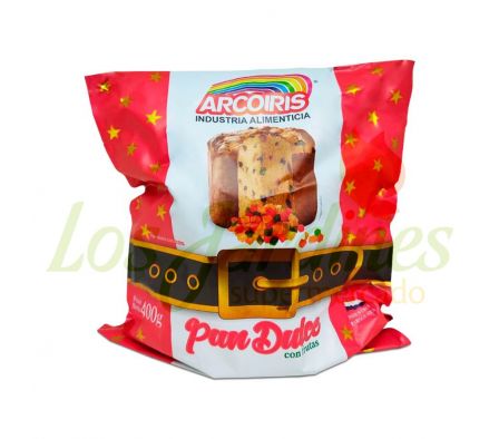 PAN DULCE TRADICIONAL CON FRUTAS X 400GR