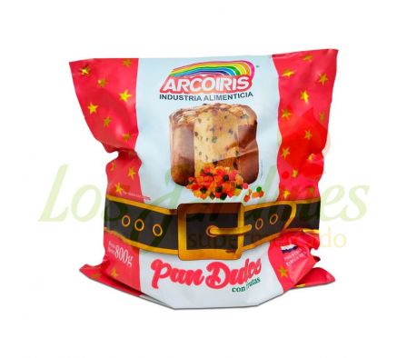 PAN DULCE TRADICIONAL CON FRUTAS X 800GR
