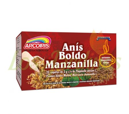 TE ARCO IRIS ANIS BOLDO MANZANILLA 3 GR