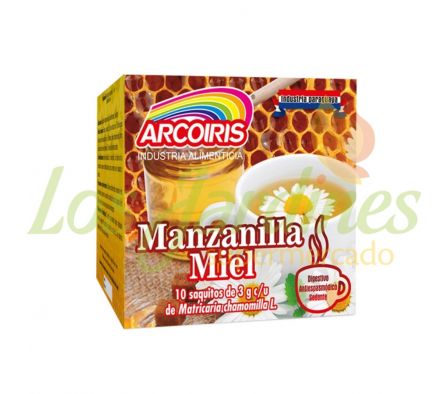 TE ARCO IRIS MANZANILLA CON MIEL 3 GR