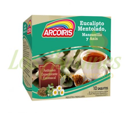 TE ARCO IRIS EUCALIPTO MANZANILLA ANIS 3 GR