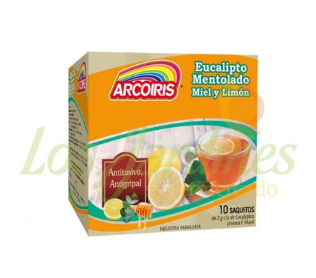 TE ARCO IRIS EUCALIPTO MIEL Y LIMON 3 GR