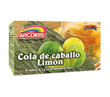 TE COLA DE CABALLO CON LIMON ARCOIRIS 20X2G