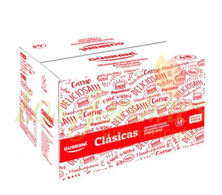 HAMBURGUESA CLASICA GUARANI x 48U