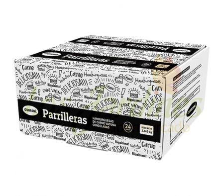 HAMBURGUESA PARRILLERAS GUARANI 24 UNID