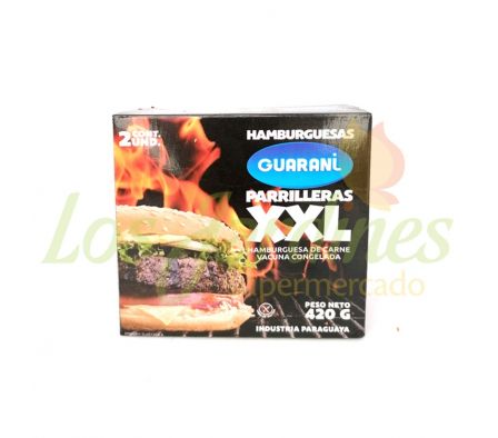 HAMBURGUESA PARRILLERA GUARANI XXL 420G