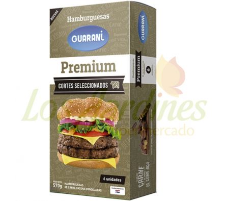 HAMBURGUESA PREMIUM GUARANI X 6 UNI
