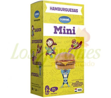 MINI HAMBURGUESA GUARANI X 12 UNID