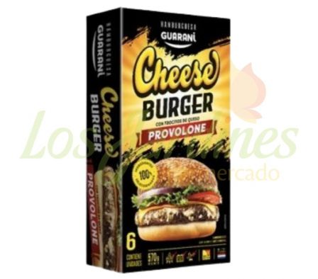 HAMBURGUESA GUARANI CHEESE BURGER 6U