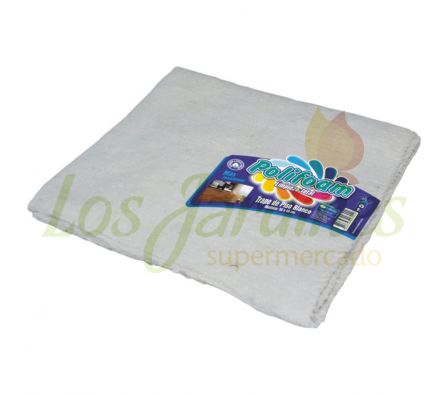 TRAPO PRENSADO COLOR BLANCO 55 X 45 CM POLLIFOAM