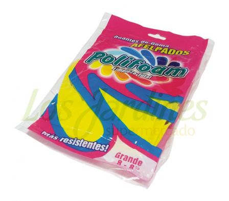 GUANTES DE GOMA GRANDE POLIFOAM